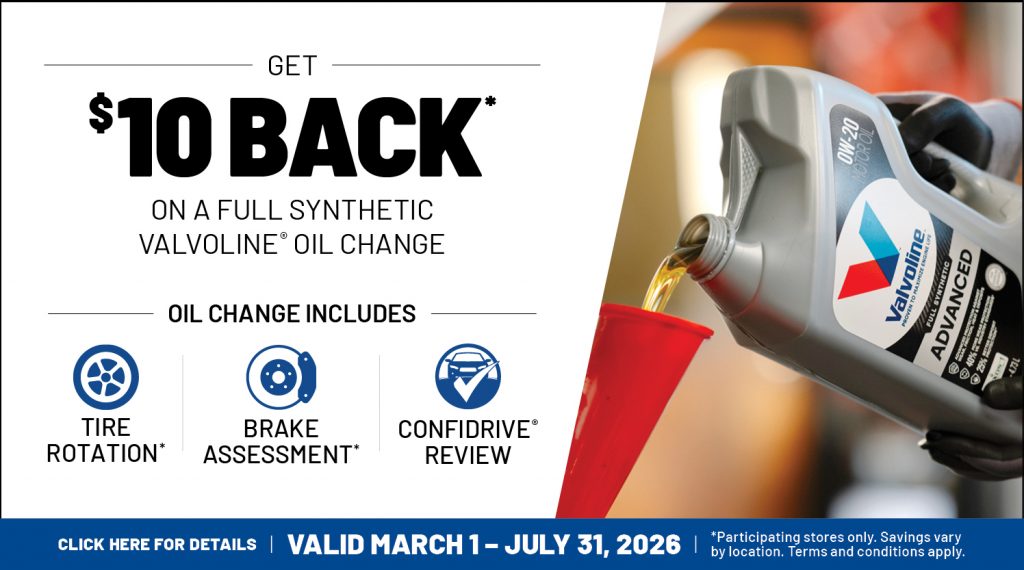 valvoline oil change